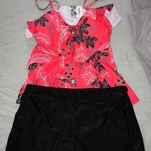 Brand New Plus Size Tankini Swimsuit (2 Piece with Shorts)